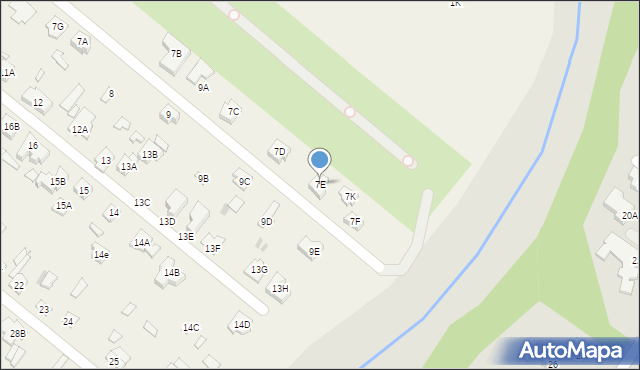 Kuznocin, Kuznocin, 7E, mapa Kuznocin