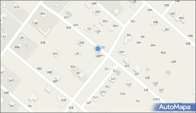 Kuznocin, Kuznocin, 90F, mapa Kuznocin