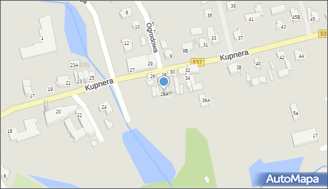 Lubawa, Kupnera, 28A, mapa Lubawa