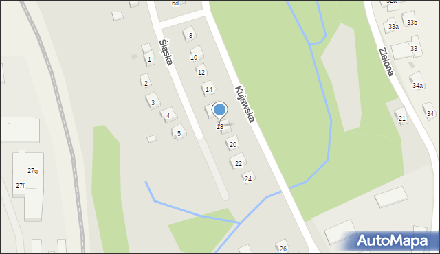 Miastko, Kujawska, 18, mapa Miastko