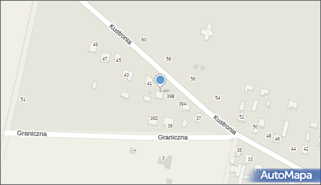 Oleszyce, Kustronia Józefa, gen., 39C, mapa Oleszyce