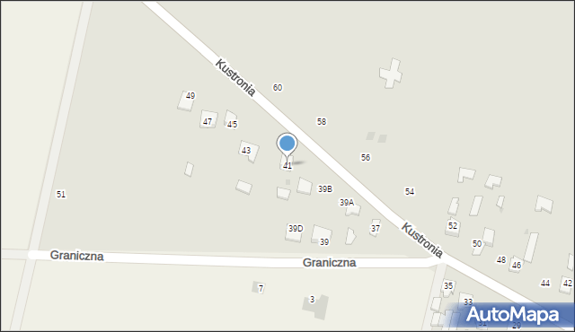Oleszyce, Kustronia Józefa, gen., 41, mapa Oleszyce