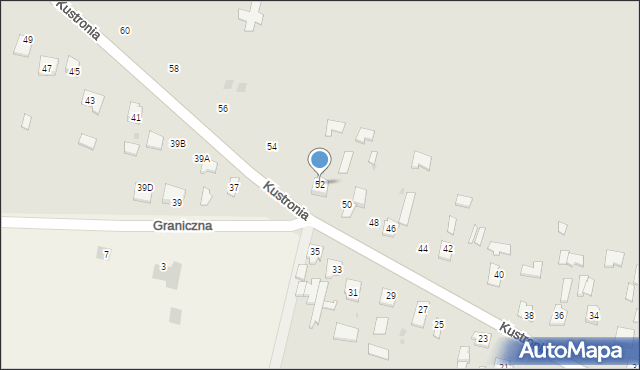 Oleszyce, Kustronia Józefa, gen., 52, mapa Oleszyce