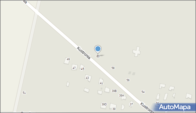 Oleszyce, Kustronia Józefa, gen., 60, mapa Oleszyce