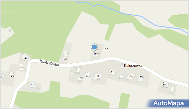 Olszowice, Kulerzówka, 32, mapa Olszowice