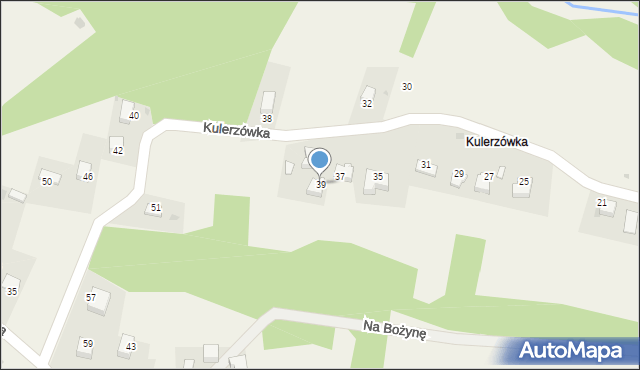 Olszowice, Kulerzówka, 39, mapa Olszowice