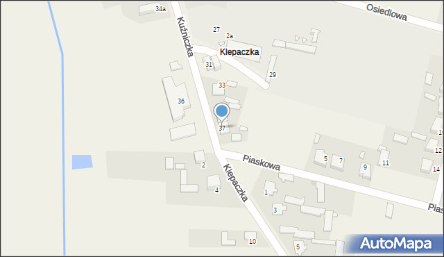 Opatów, Kuźniczka, 37, mapa Opatów