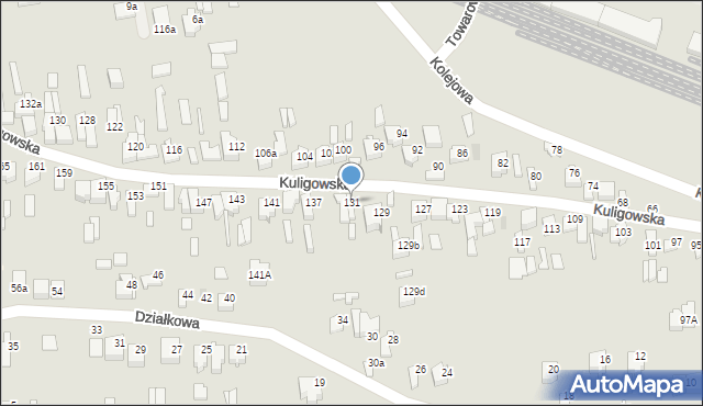 Opoczno, Kuligowska, 131, mapa Opoczno