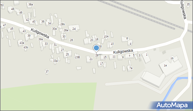 Opoczno, Kuligowska, 19, mapa Opoczno