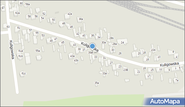 Opoczno, Kuligowska, 35, mapa Opoczno