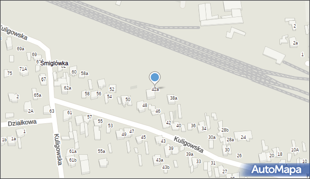 Opoczno, Kuligowska, 42a, mapa Opoczno