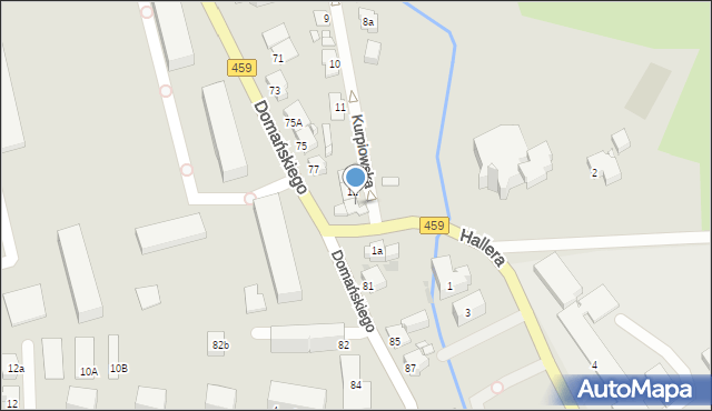 Opole, Kurpiowska, 13, mapa Opola