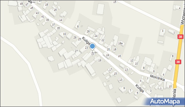 Pawłowiczki, Kuliga, ks., 21, mapa Pawłowiczki