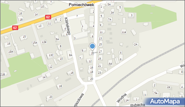 Pomiechówek, Kupiecka, 10, mapa Pomiechówek