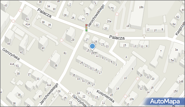 Poznań, Kuźnicza, 13, mapa Poznania