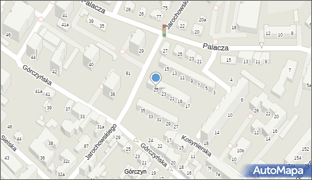 Poznań, Kuźnicza, 25, mapa Poznania