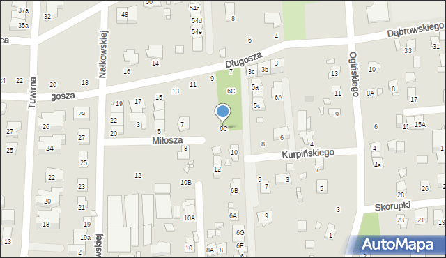 Pruszków, Kurpińskiego Karola, 6C, mapa Pruszków