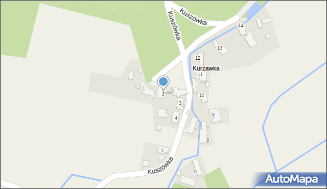 Raszowa, Kuszówka, 2, mapa Raszowa