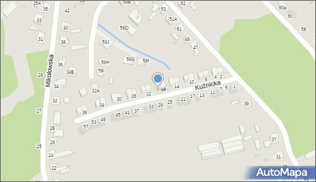 Ruda Śląska, Kuźnicka, 20, mapa Rudy Śląskiej