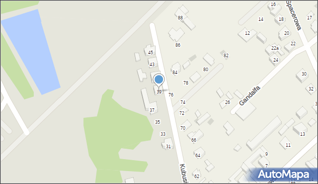 Siedlce, Kubusia Puchatka, 39, mapa Siedlce