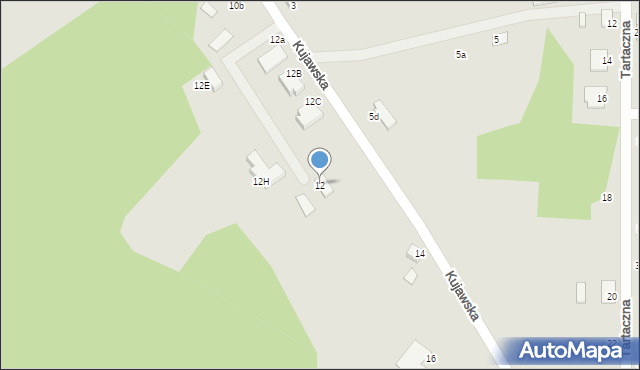 Solec Kujawski, Kujawska, 12, mapa Solec Kujawski