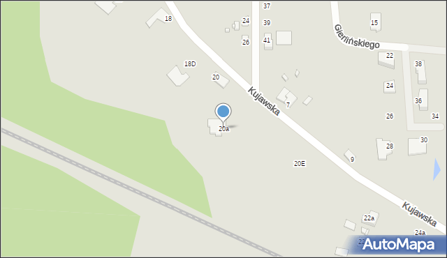 Solec Kujawski, Kujawska, 20a, mapa Solec Kujawski