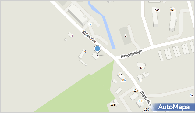 Solec Kujawski, Kujawska, 8, mapa Solec Kujawski