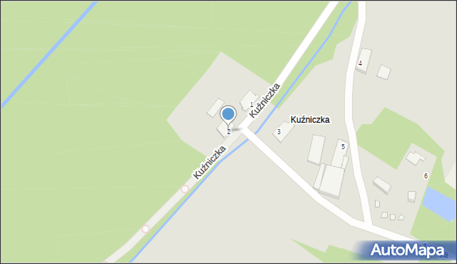 Sośnicowice, Kuźniczka, 2, mapa Sośnicowice