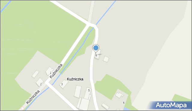 Sośnicowice, Kuźniczka, 4, mapa Sośnicowice