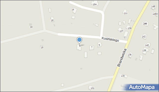 Stalowa Wola, Kusińskiego Marcina, kpt., 9, mapa Stalowa Wola