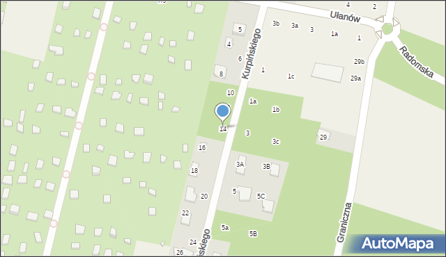 Stefanowo, Kurpińskiego Karola, 14, mapa Stefanowo