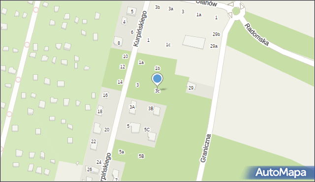 Stefanowo, Kurpińskiego Karola, 3c, mapa Stefanowo