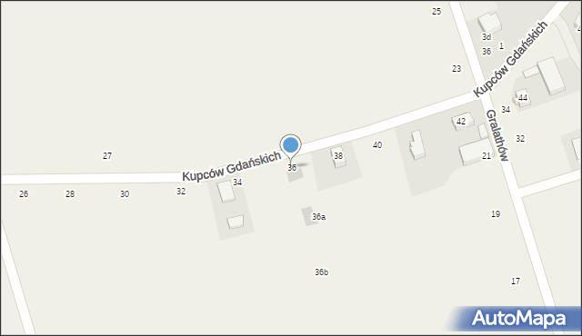 Sulmin, Kupców Gdańskich, 36, mapa Sulmin