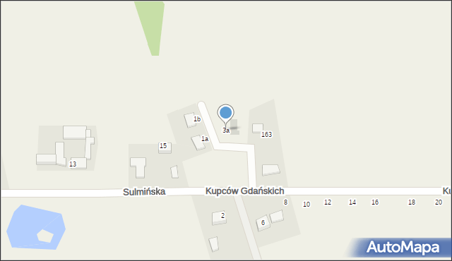 Sulmin, Kupców Gdańskich, 3a, mapa Sulmin