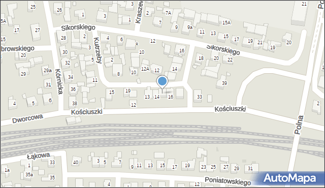 Swarzędz, Kutrzeby Tadeusza, gen., 27, mapa Swarzędz