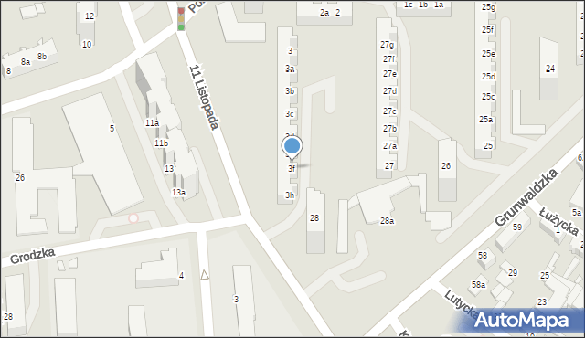 Świnoujście, Kujawska, 3f, mapa Świnoujście