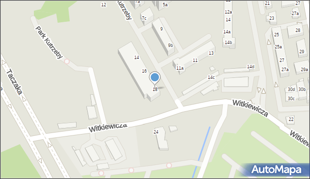 Szczecin, Kutrzeby Tadeusza, gen., 18, mapa Szczecina