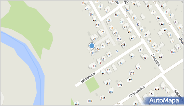 Tarnów, Kuklińskiego Ryszarda, gen., 28, mapa Tarnów