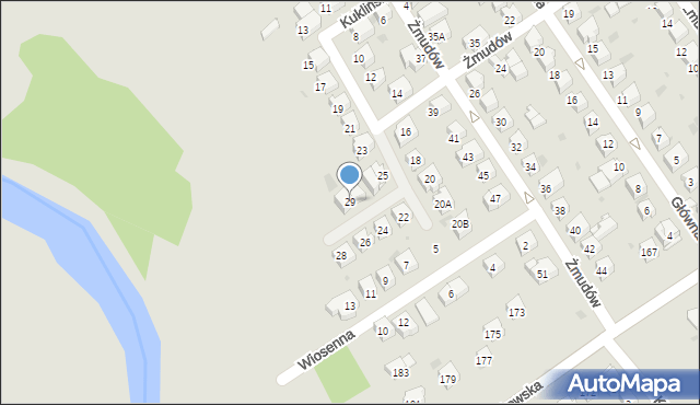 Tarnów, Kuklińskiego Ryszarda, gen., 29, mapa Tarnów