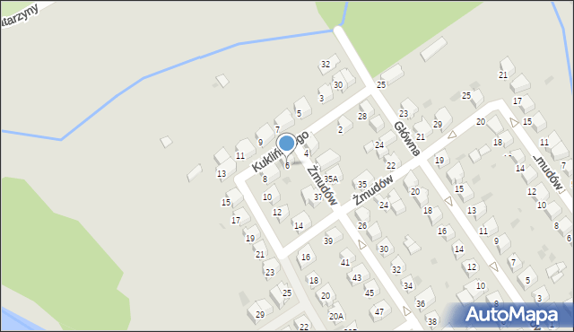 Tarnów, Kuklińskiego Ryszarda, gen., 6, mapa Tarnów