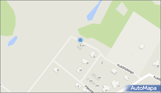 Tczew, Kuklińskiego Ryszarda, płk., 7, mapa Tczew