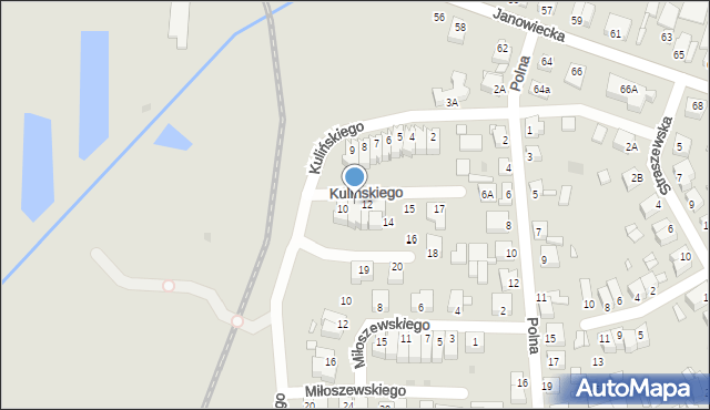 Wągrowiec, Kulińskiego Stanisława, 11, mapa Wągrowiec