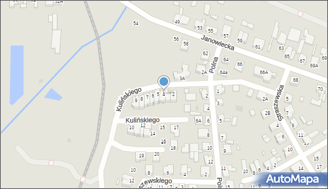 Wągrowiec, Kulińskiego Stanisława, 4, mapa Wągrowiec