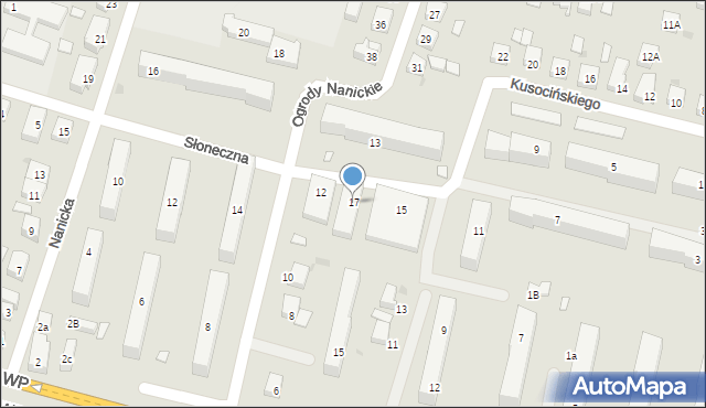 Wejherowo, Kusocińskiego Janusza, 17, mapa Wejherowo