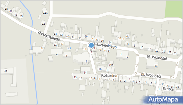 Wiązów, Kucego Jana, ks., 1, mapa Wiązów