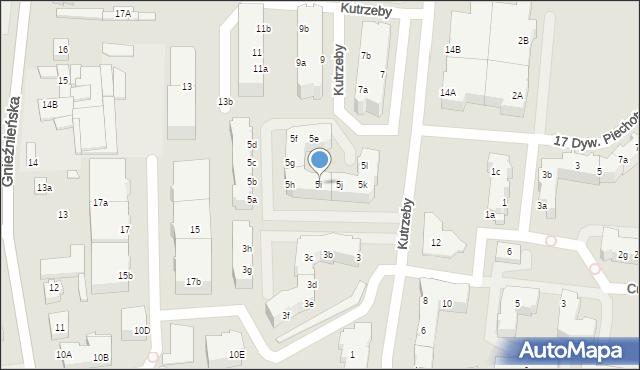 Września, Kutrzeby Tadeusza, gen., 5i, mapa Wrześni