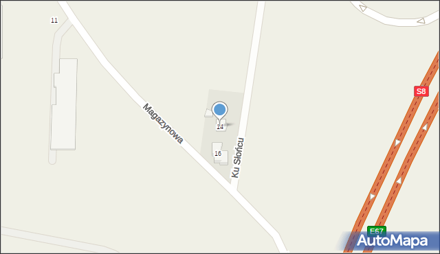 Wypędy, Ku Słońcu, 14, mapa Wypędy