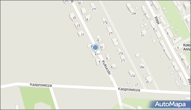 Zabrze, Kukuczki Jerzego, 7, mapa Zabrza