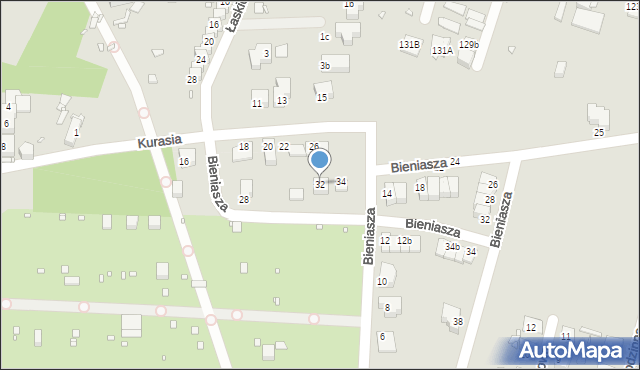 Zabrze, Kurasia Józefa, 32, mapa Zabrza