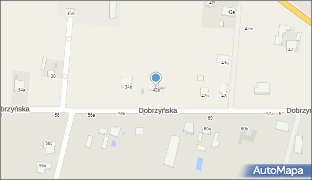 Zarzeczewo, Kulin, 42A, mapa Zarzeczewo